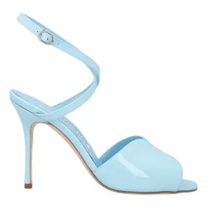 Manolo Blahnik Hourani 105 Sandal Blue Shoes_Manolo-Blahnik