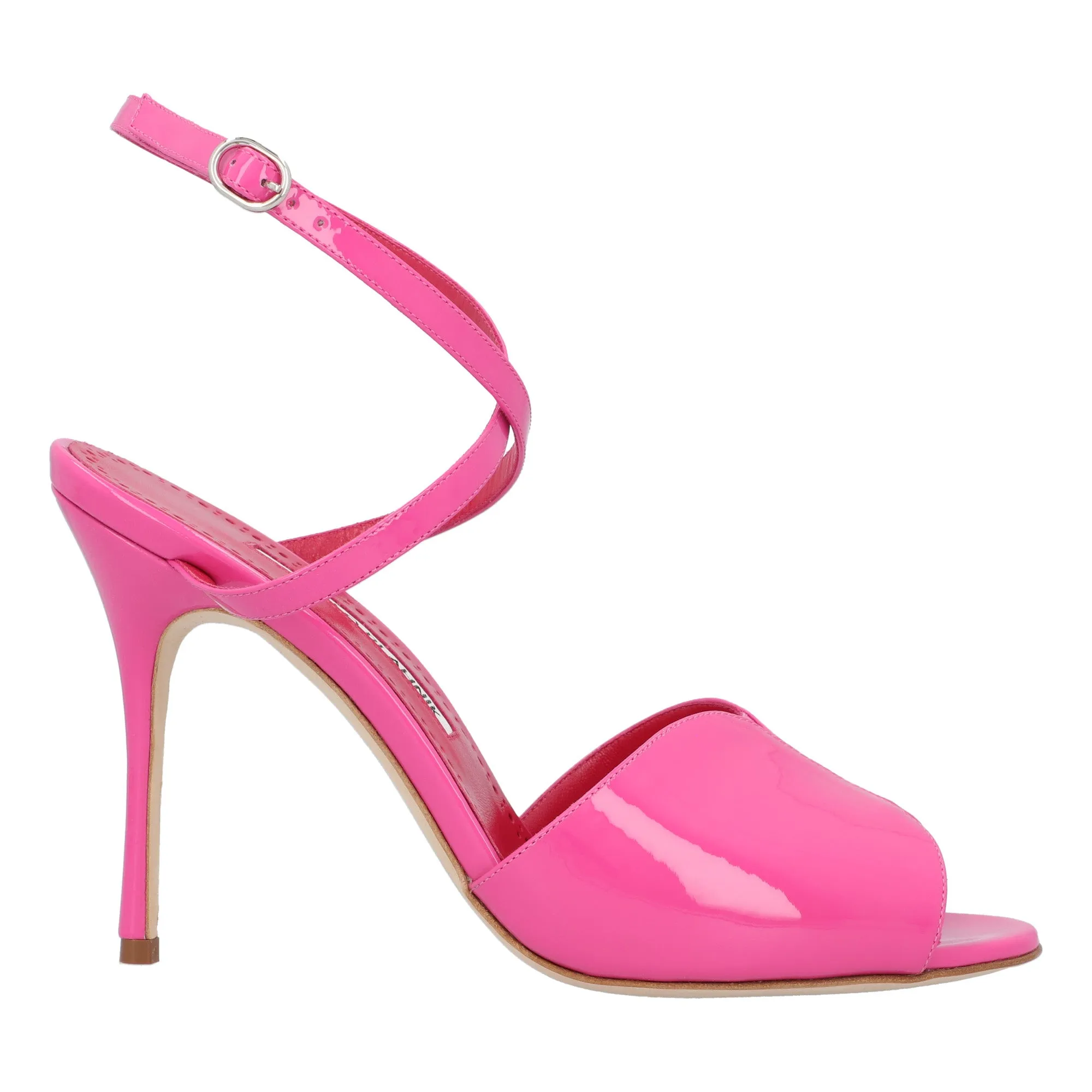 Manolo Blahnik Hourani 105 Sandal Pink Shoes_Manolo-Blahnik