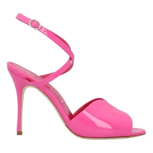 Manolo Blahnik Hourani 105 Sandal Pink Shoes_Manolo-Blahnik