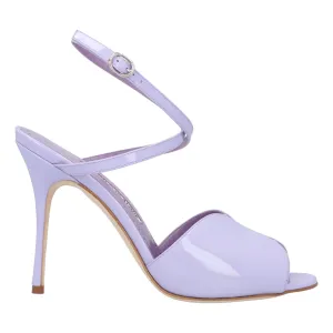Manolo Blahnik Hourani 105 Sandal Purple Shoes_Manolo-Blahnik
