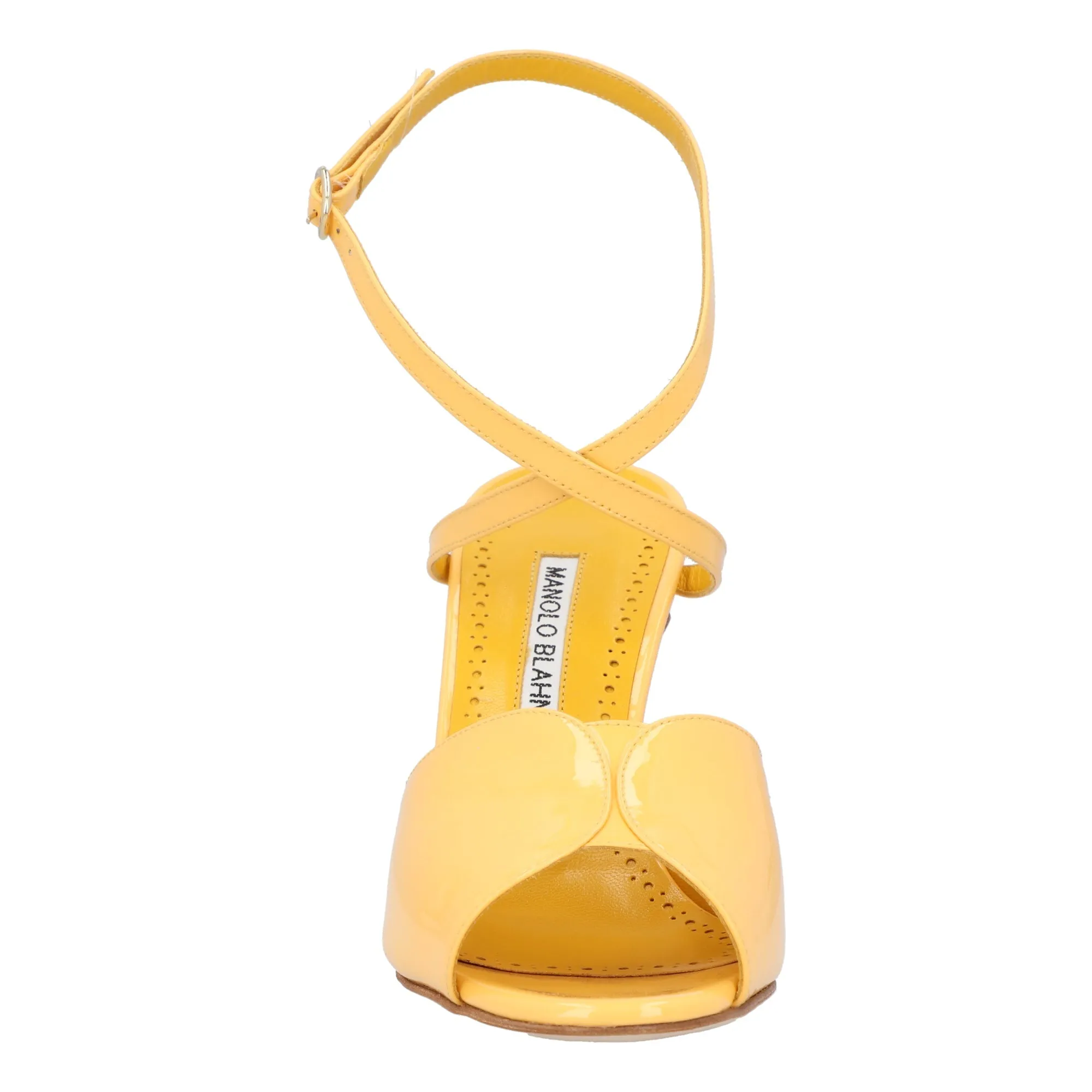 Manolo Blahnik Hourani 105 Sandal Yellow Shoes_Manolo-Blahnik