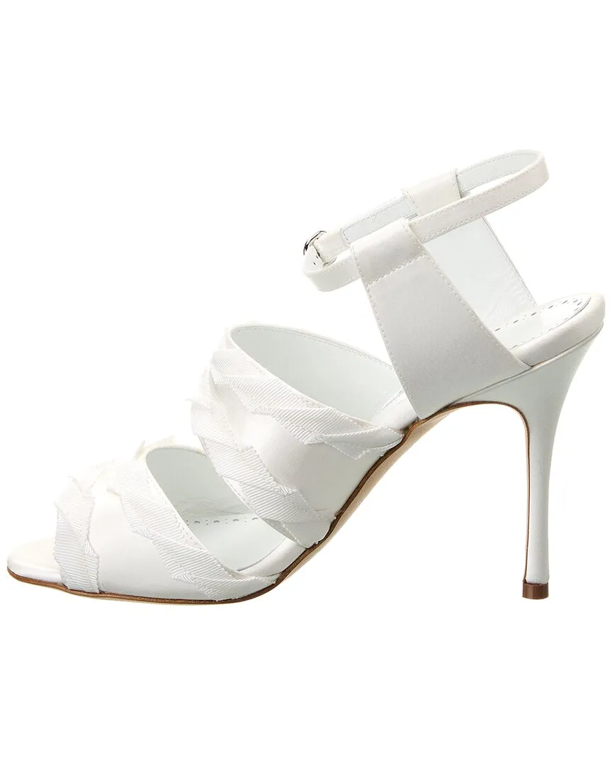 Manolo Blahnik Janada 105 Satin Sandal Shoes_Manolo-Blahnik