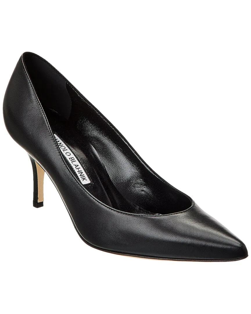 Manolo Blahnik Kietta 70 Leather Pump Shoes_Manolo-Blahnik