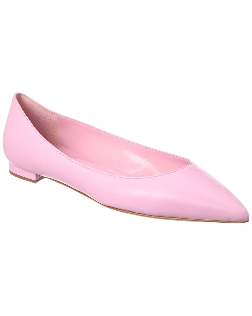 Manolo Blahnik Kietta Leather Flat Shoes_Manolo-Blahnik