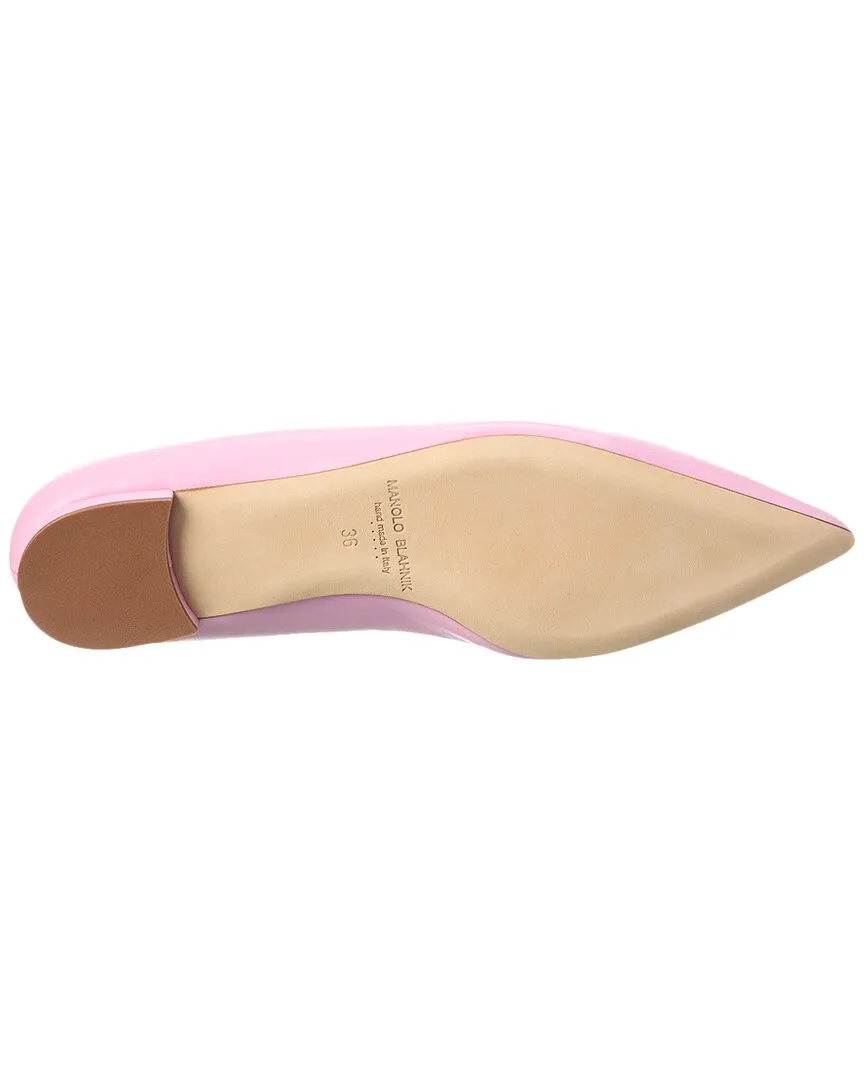 Manolo Blahnik Kietta Leather Flat Shoes_Manolo-Blahnik