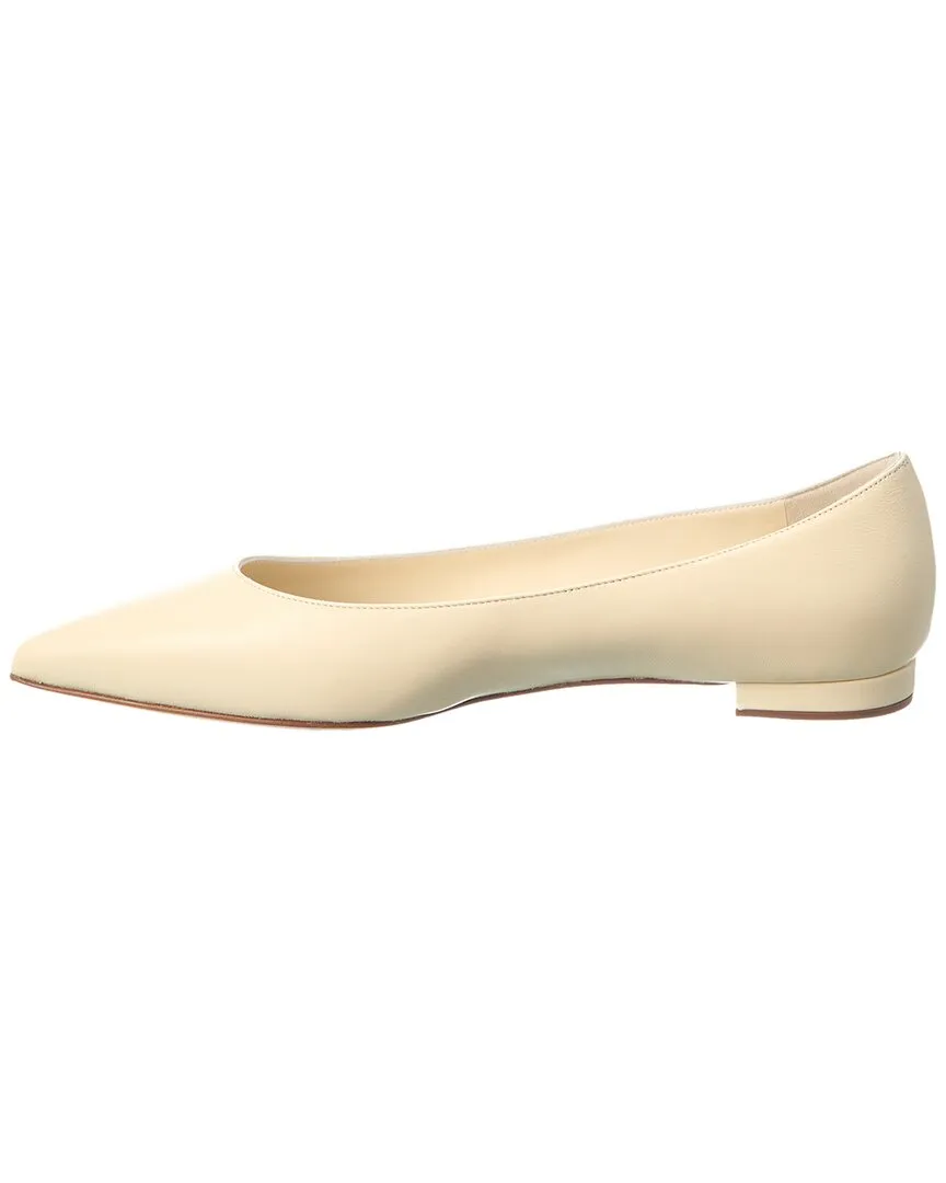 Manolo Blahnik Kietta Leather Flat Shoes_Manolo-Blahnik