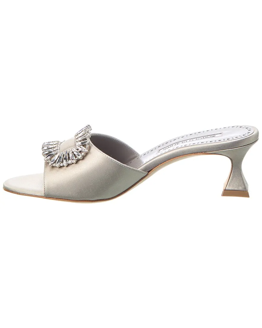 Manolo Blahnik Laalita 50 Satin Sandal Shoes_Manolo-Blahnik