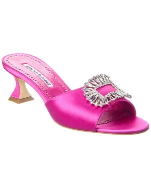 Manolo Blahnik Laalita 50 Satin Sandal Shoes_Manolo-Blahnik