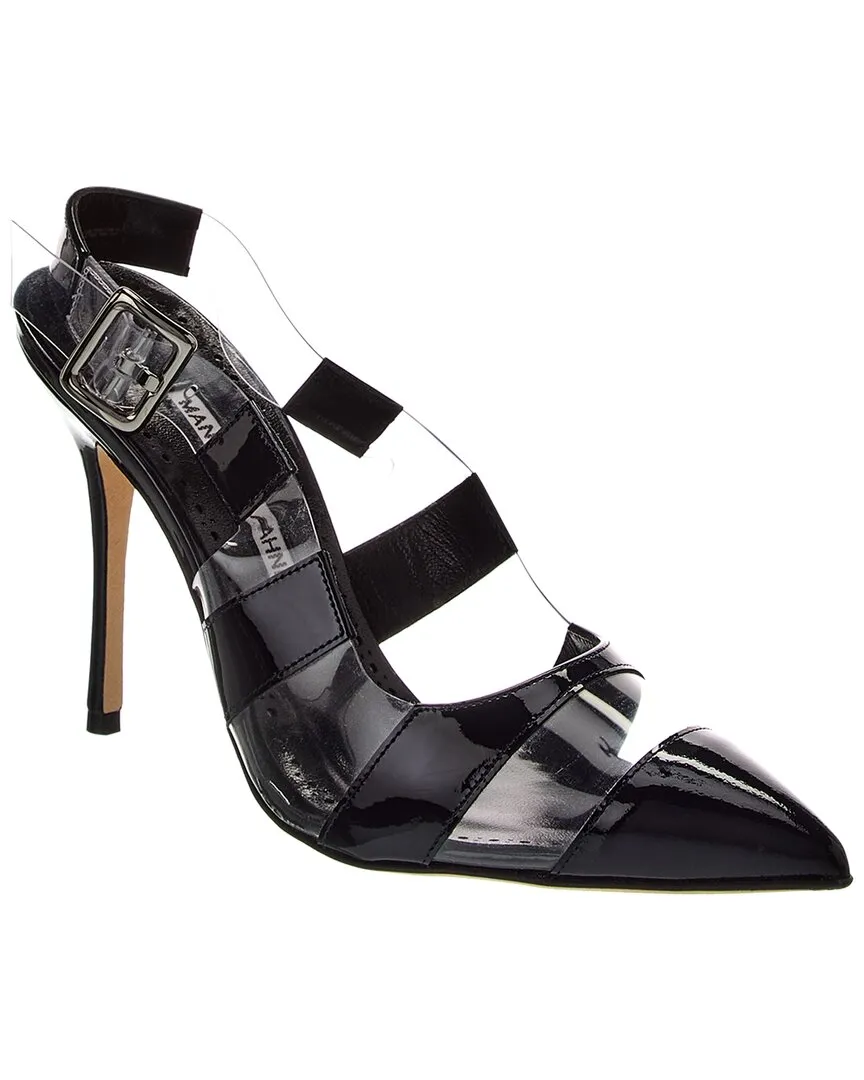Manolo Blahnik Lixra 100 Vinyl & Patent Pump Shoes_Manolo-Blahnik