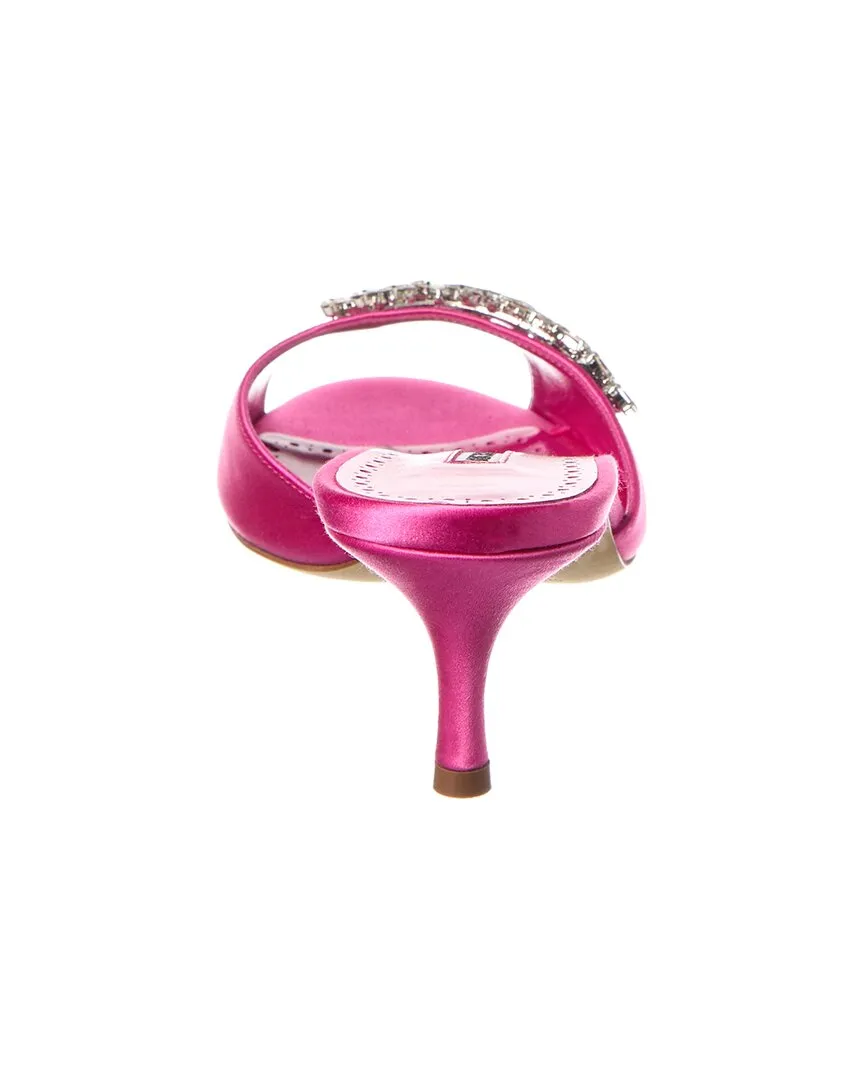 Manolo Blahnik Lumada 50 Satin Mule Shoes_Manolo-Blahnik