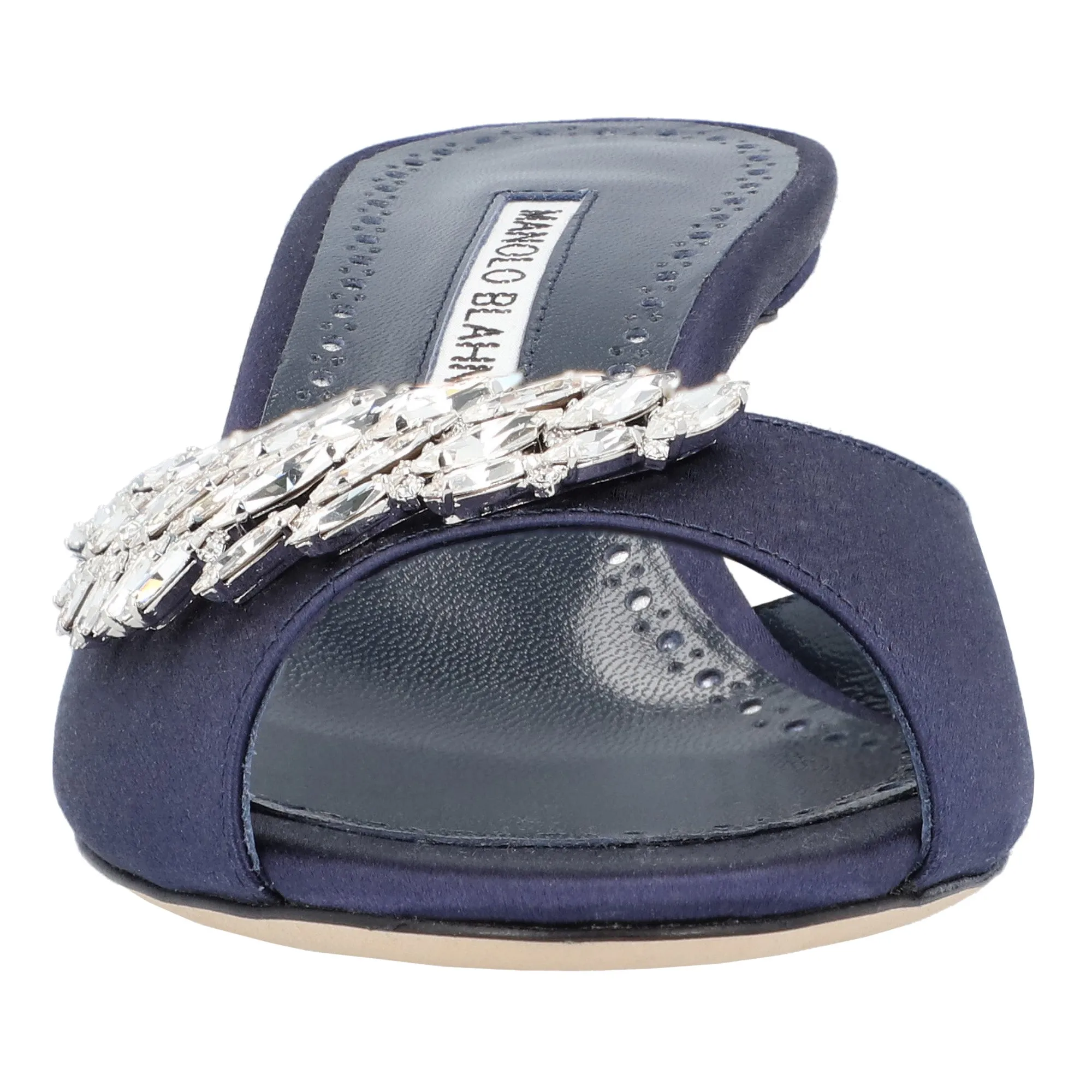 Manolo Blahnik Lumada Fabio 050 Mule Blue Shoes_Manolo-Blahnik