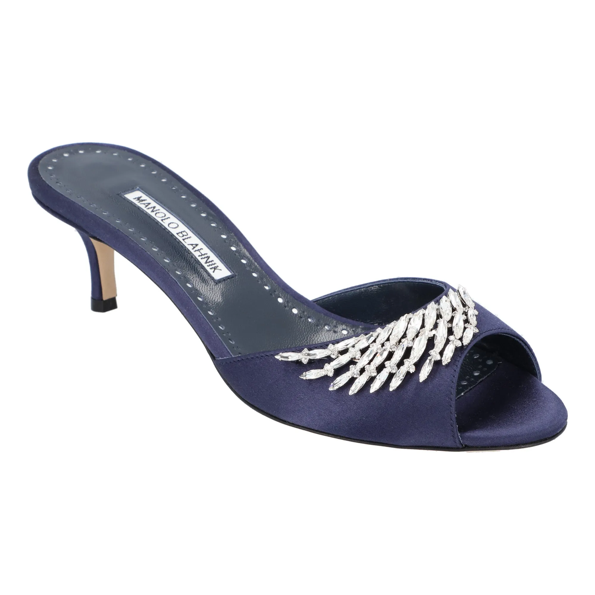 Manolo Blahnik Lumada Fabio 050 Mule Blue Shoes_Manolo-Blahnik