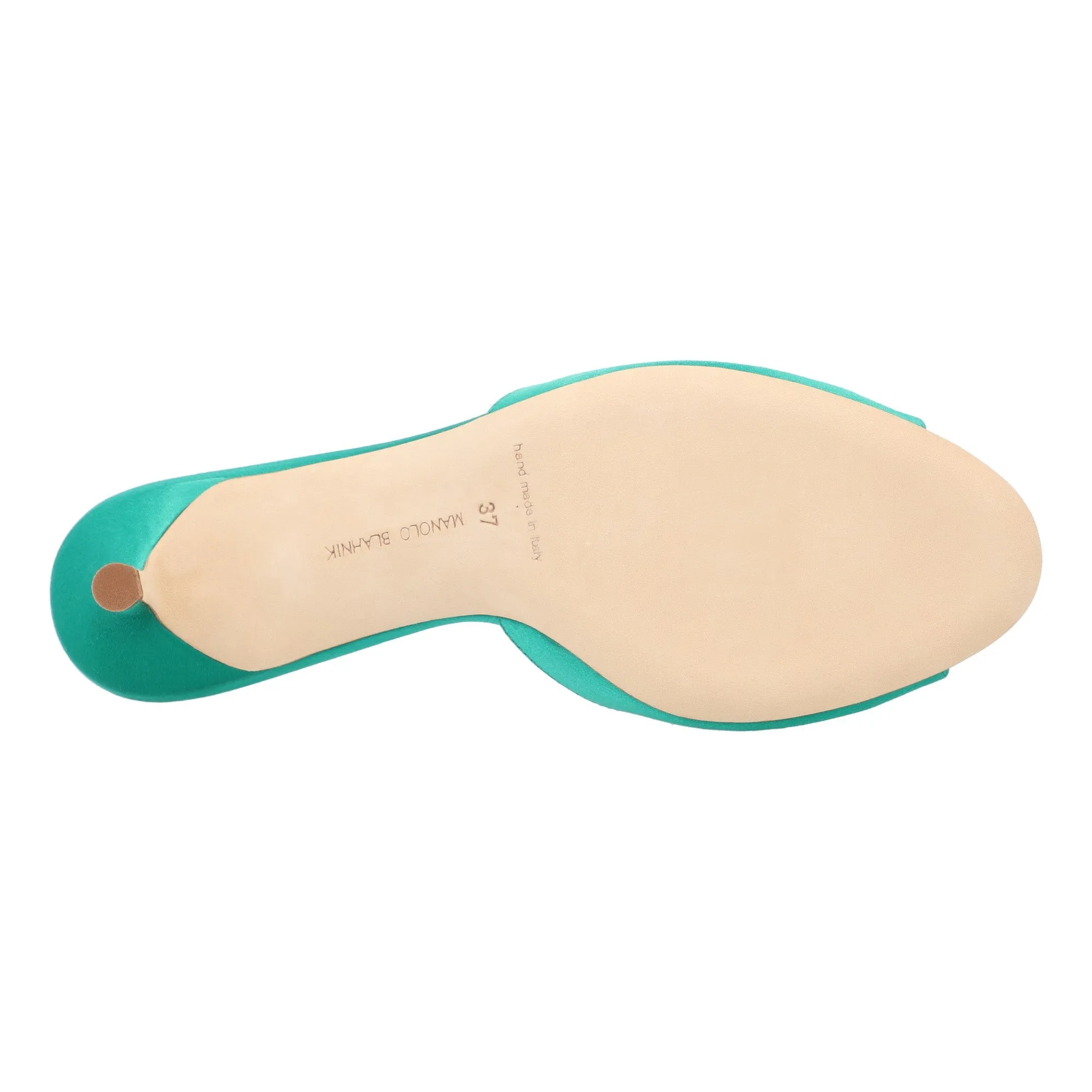 Manolo Blahnik Lumada Fabio 050 Mule Green Shoes_Manolo-Blahnik