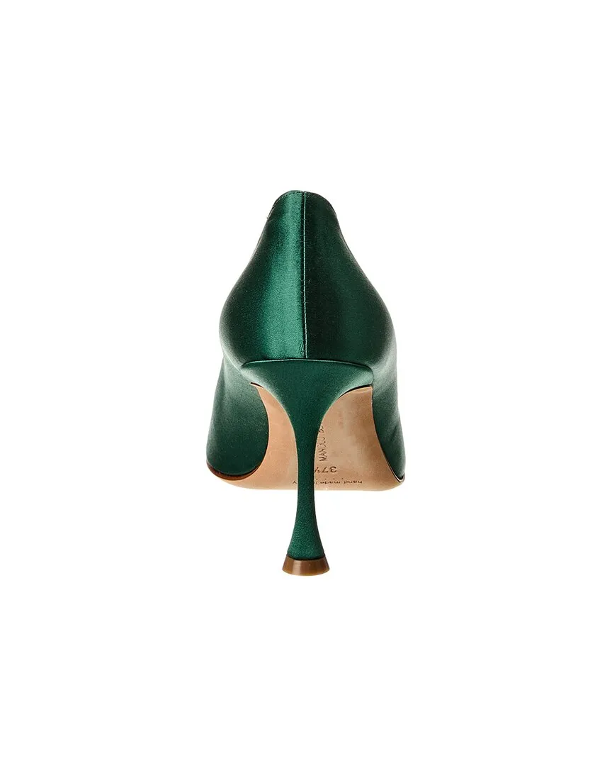 Manolo Blahnik Maida 90 Satin Pump Shoes_Manolo-Blahnik