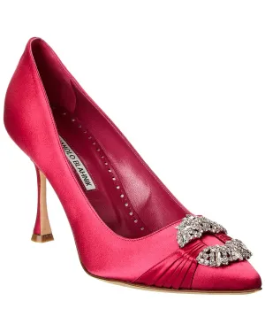 Manolo Blahnik Maida 90 Satin Pump Shoes_Manolo-Blahnik