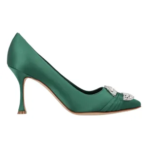 Manolo Blahnik Maidapump 090 Pump Green Shoes_Manolo-Blahnik