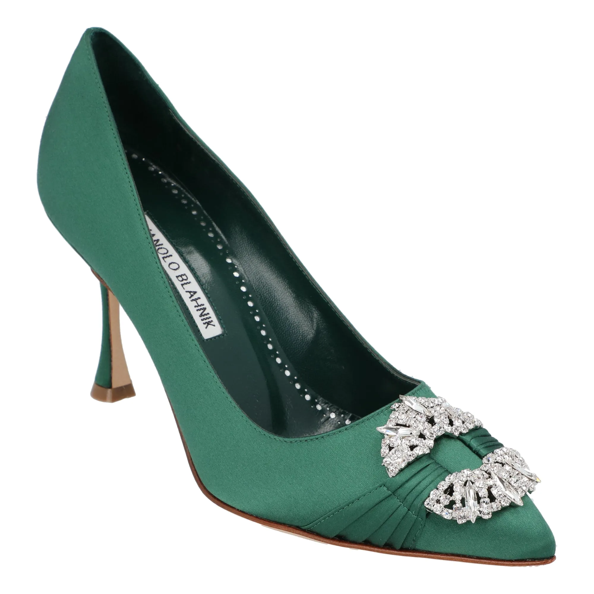 Manolo Blahnik Maidapump 090 Pump Green Shoes_Manolo-Blahnik