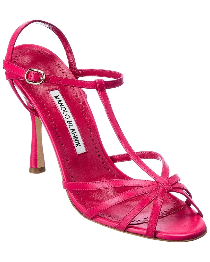 Manolo Blahnik Marana 105 Leather Sandal Shoes_Manolo-Blahnik
