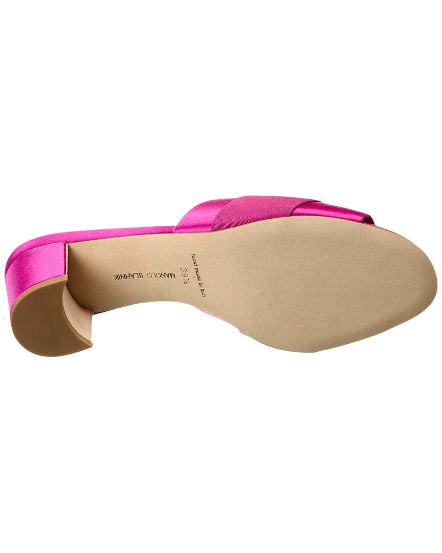 Manolo Blahnik Martanew 50 Satin Sandal Shoes_Manolo-Blahnik