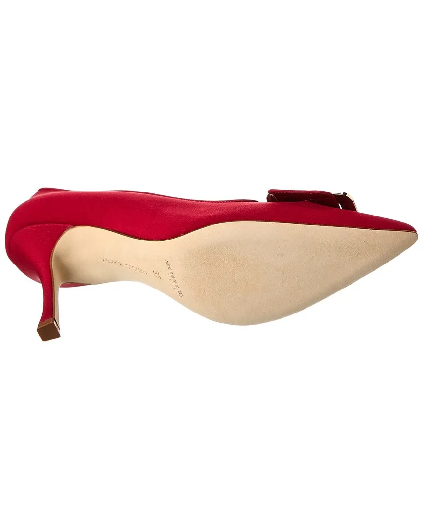 Manolo Blahnik Maysale 90 Silk Pump Shoes_Manolo-Blahnik