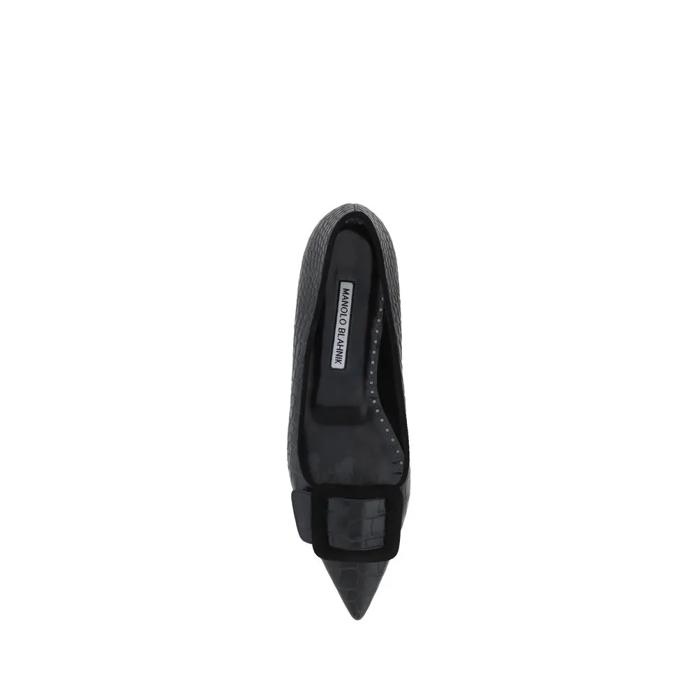 Manolo Blahnik Maysale Women's Ballerinas Shoes_Manolo-Blahnik