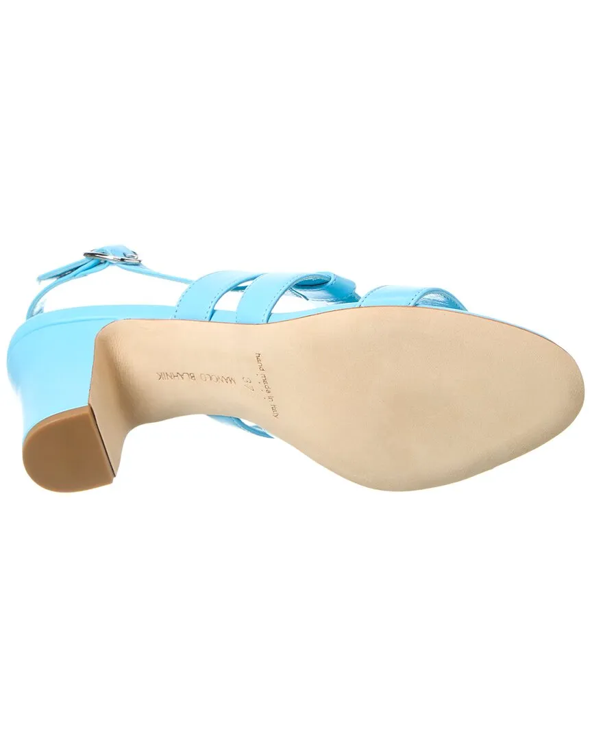 Manolo Blahnik Memaarhi 70 Leather Sandal Shoes_Manolo-Blahnik