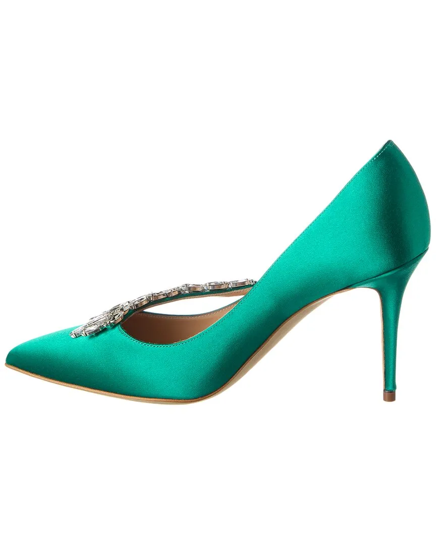 Manolo Blahnik Nadira 90 Satin Pump Shoes_Manolo-Blahnik