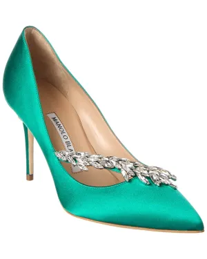 Manolo Blahnik Nadira 90 Satin Pump Shoes_Manolo-Blahnik