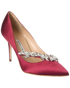 Manolo Blahnik Nadira 90 Satin Pump Shoes_Manolo-Blahnik