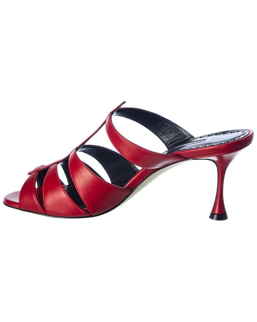 Manolo Blahnik Nooramu 70 Leather Sandal Shoes_Manolo-Blahnik