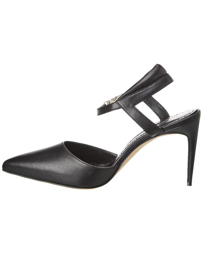 Manolo Blahnik Noumaknu 90 Leather Pump Shoes_Manolo-Blahnik