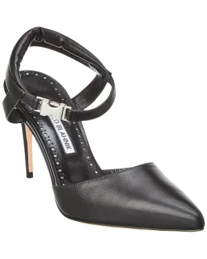 Manolo Blahnik Noumaknu 90 Leather Pump Shoes_Manolo-Blahnik