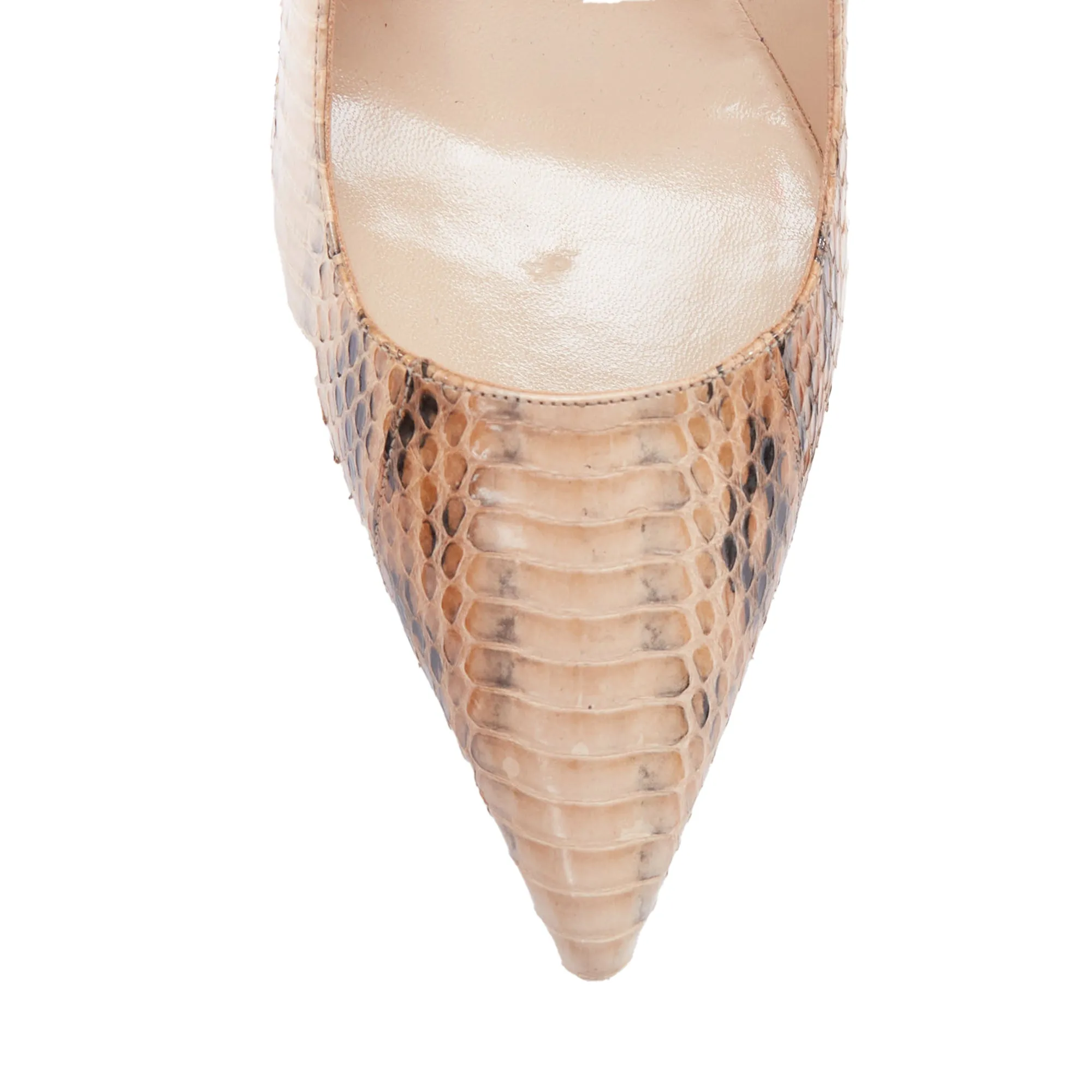Manolo Blahnik nude coated slim heel pumps Shoes_Manolo-Blahnik