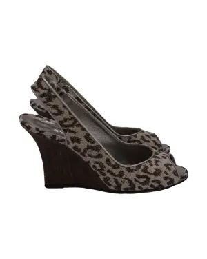 Manolo Blahnik Panto Printed Wedge Sandals in Animal Print Linen Shoes_Manolo-Blahnik