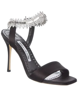 Manolo Blahnik Parinasan 100 Satin Sandal Shoes_Manolo-Blahnik
