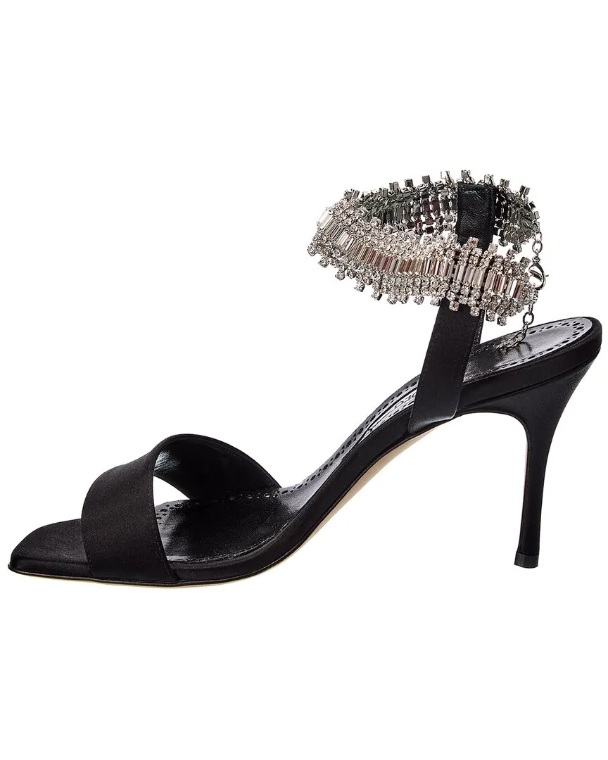 Manolo Blahnik Parinasan 90 Satin Sandal Shoes_Manolo-Blahnik