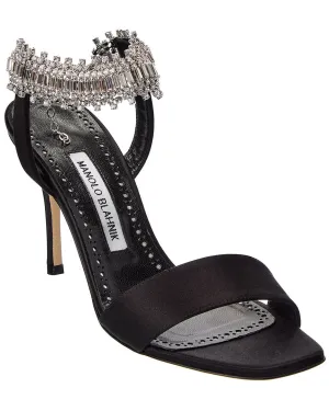Manolo Blahnik Parinasan 90 Satin Sandal Shoes_Manolo-Blahnik