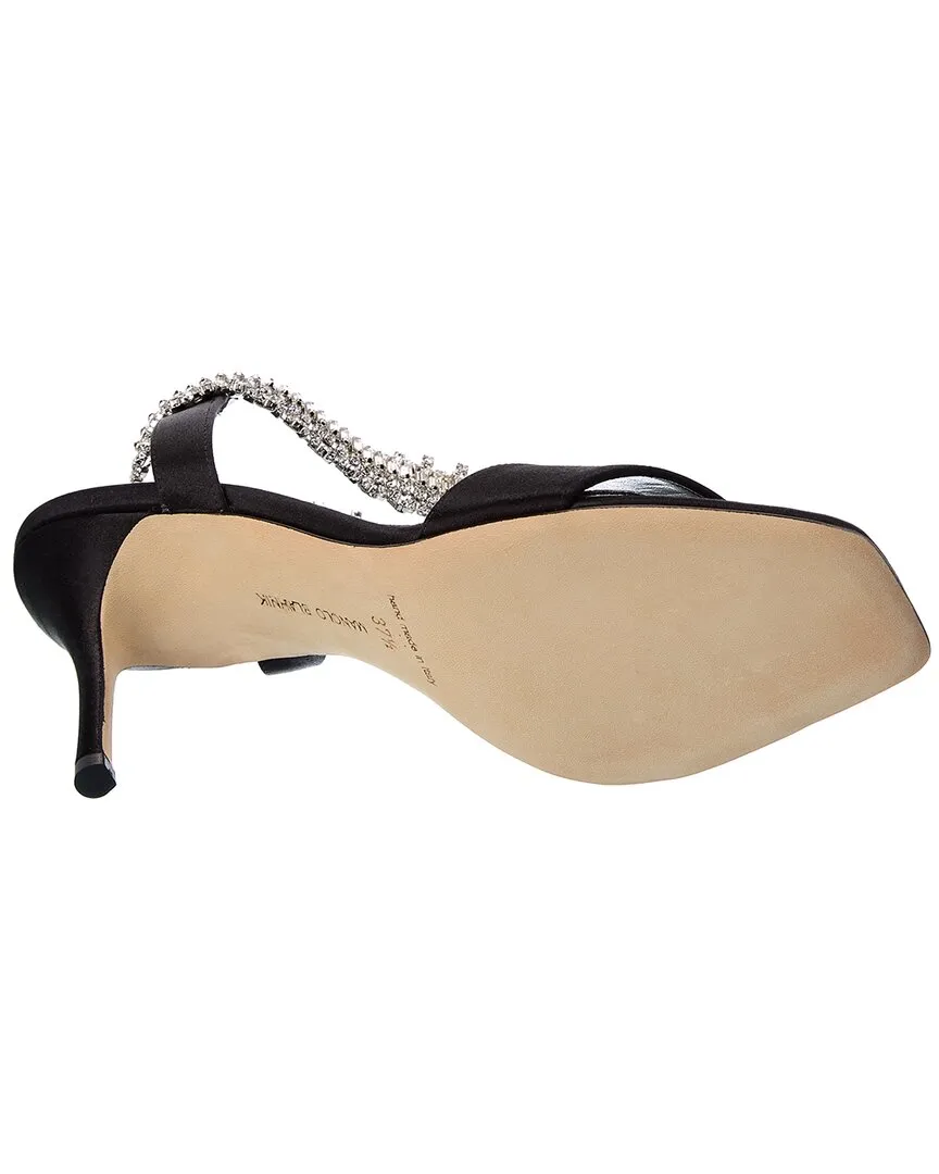 Manolo Blahnik Parinasan 90 Satin Sandal Shoes_Manolo-Blahnik