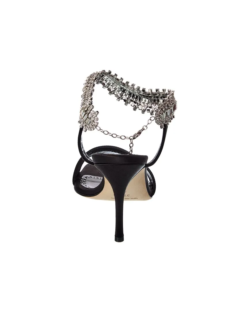 Manolo Blahnik Parinasan 90 Satin Sandal Shoes_Manolo-Blahnik