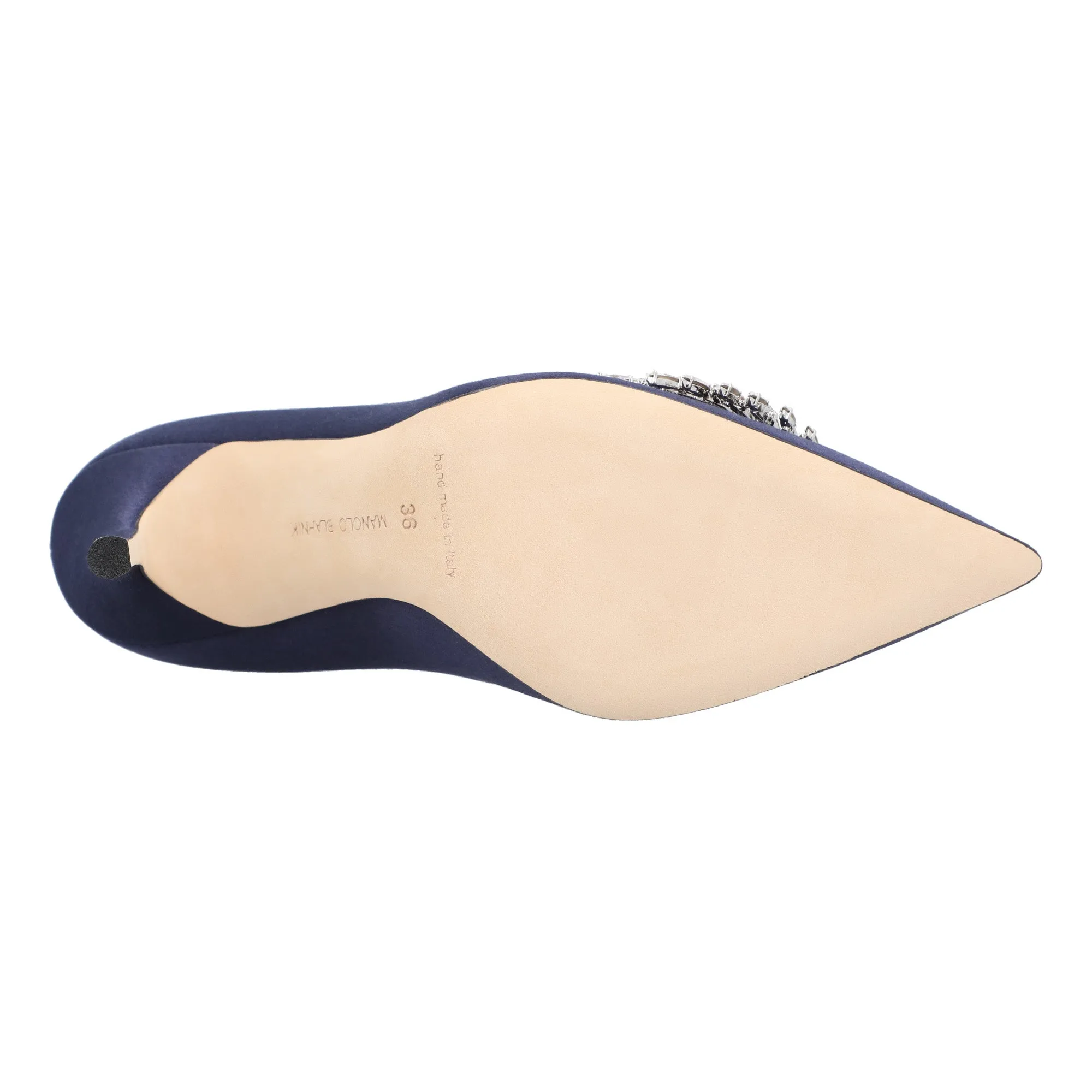 Manolo Blahnik Pluma Fabio Satin 105 Pump Purple Shoes_Manolo-Blahnik