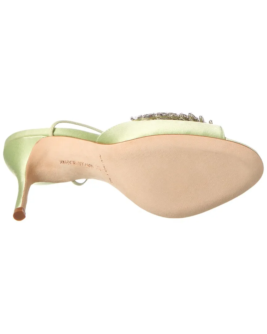 Manolo Blahnik Plumena 90 Satin Sandal Shoes_Manolo-Blahnik