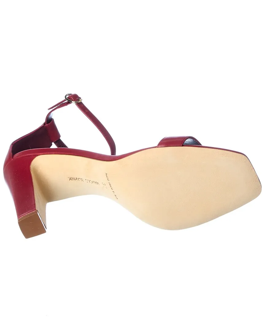Manolo Blahnik Ressata 105 Leather Sandal Shoes_Manolo-Blahnik