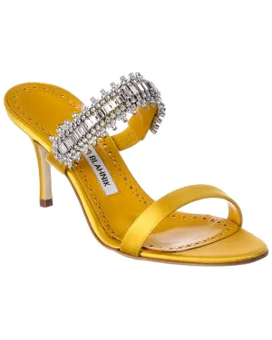 Manolo Blahnik Sako 70 Satin Sandal Shoes_Manolo-Blahnik