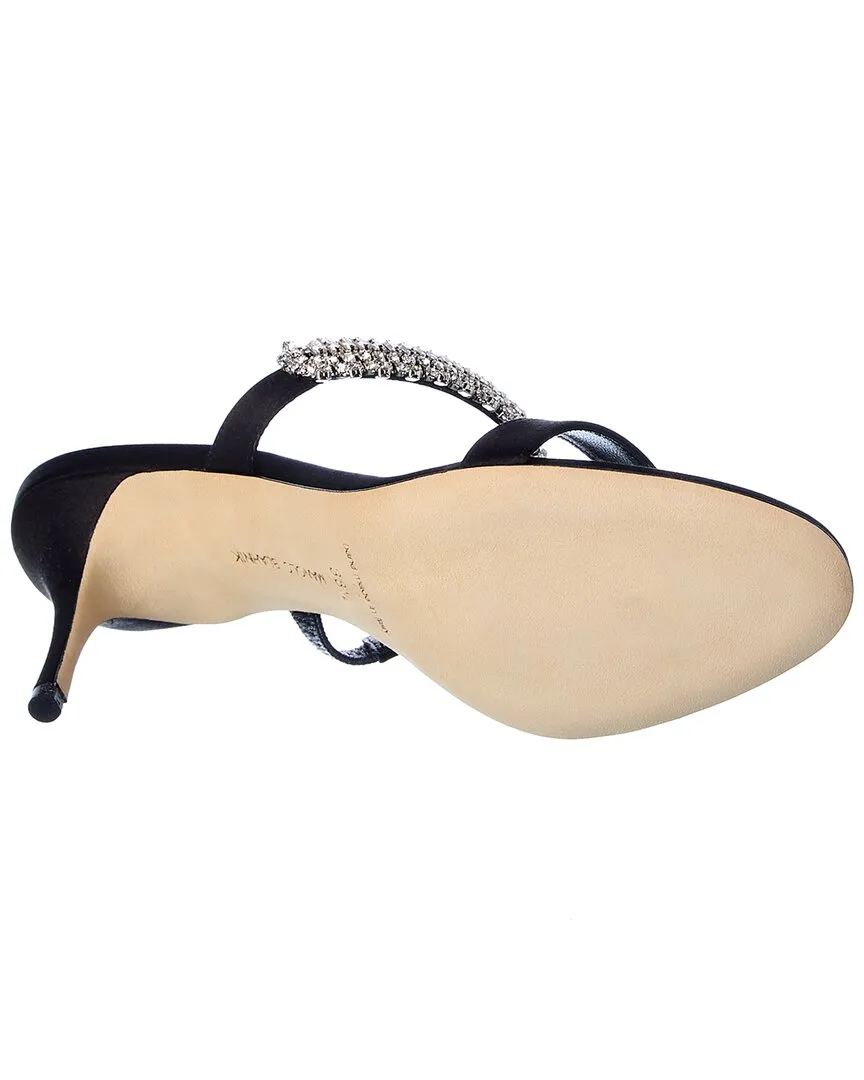 Manolo Blahnik Sako 70 Satin Sandal Shoes_Manolo-Blahnik