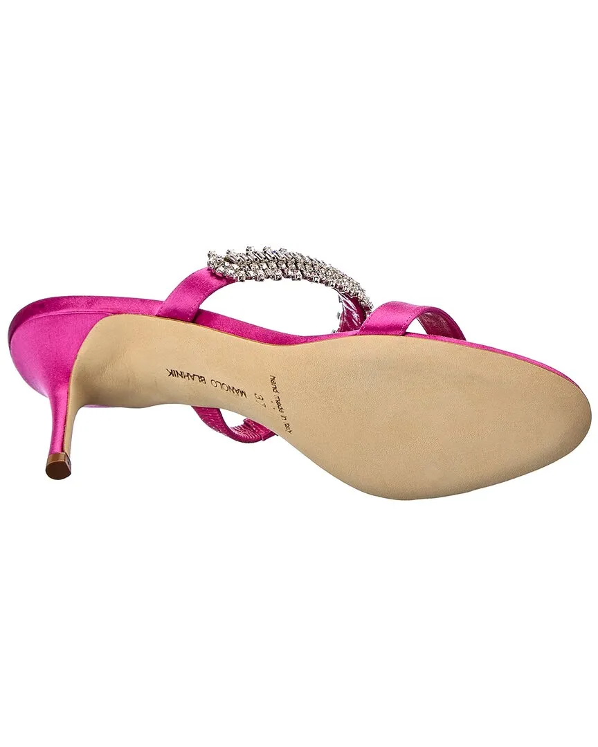 Manolo Blahnik Sako 70 Satin Sandal Shoes_Manolo-Blahnik