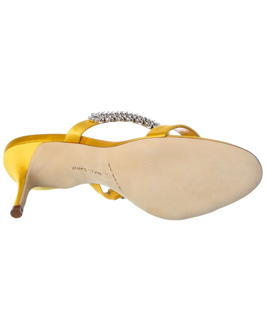 Manolo Blahnik Sako 70 Satin Sandal Shoes_Manolo-Blahnik