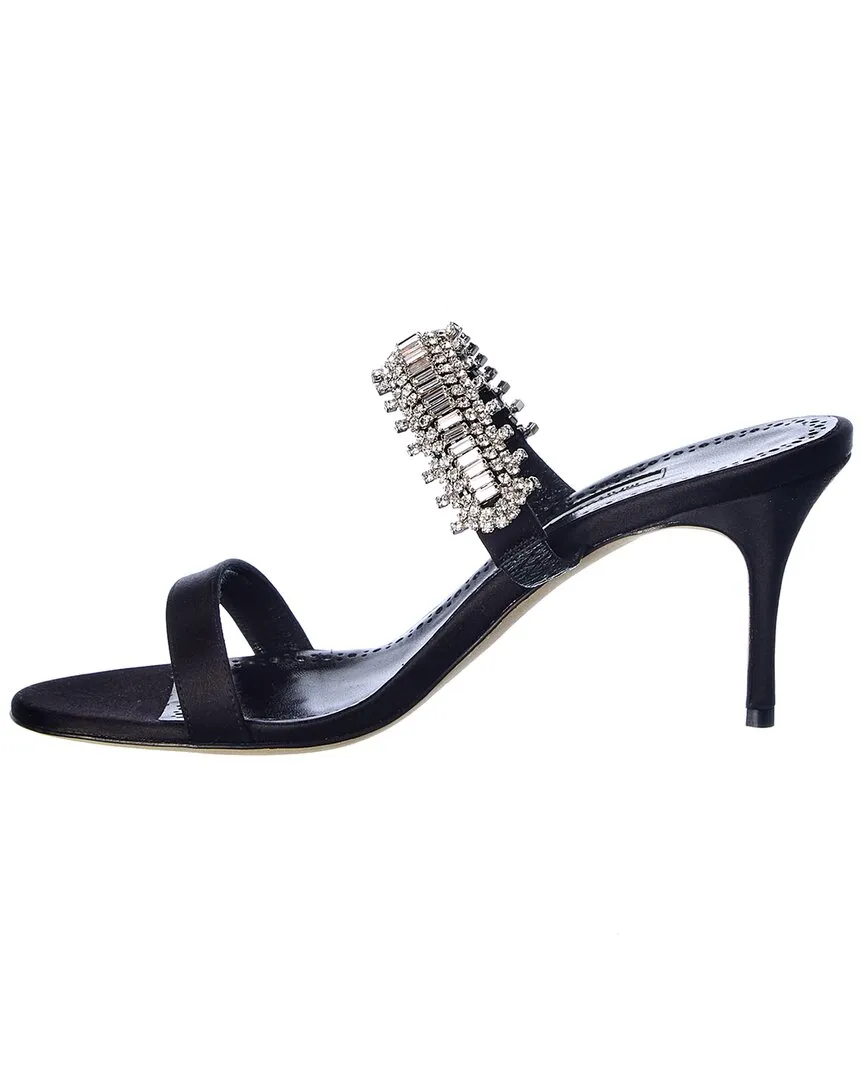 Manolo Blahnik Sako 70 Satin Sandal Shoes_Manolo-Blahnik