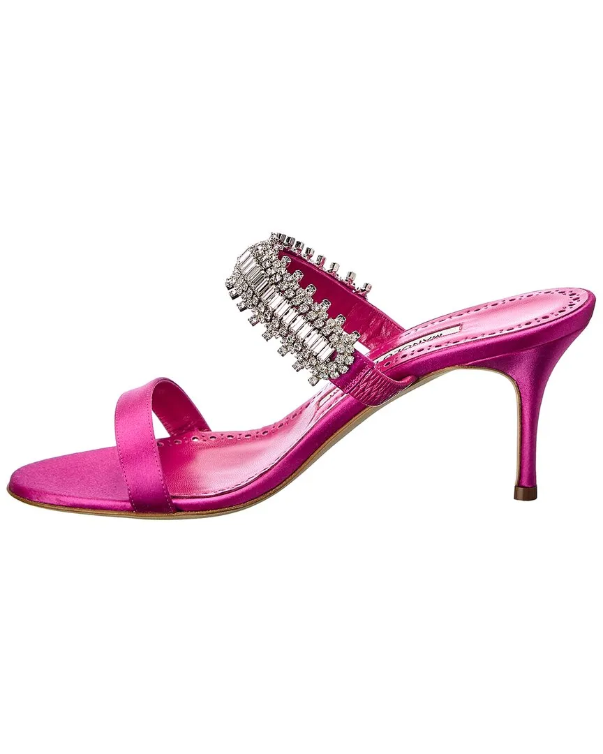 Manolo Blahnik Sako 70 Satin Sandal Shoes_Manolo-Blahnik