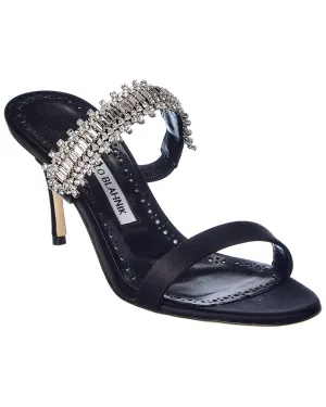 Manolo Blahnik Sako 70 Satin Sandal Shoes_Manolo-Blahnik