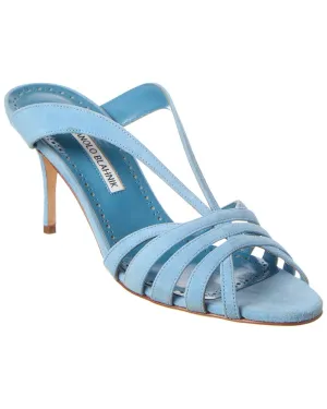 Manolo Blahnik Sardimu 70 Suede Sandal Shoes_Manolo-Blahnik